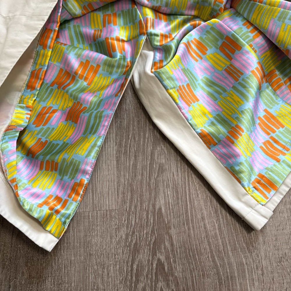 Jones New York 90s Cream Trench Coat Button Up Cotton Blend With Lining Size M - Picture 10 of 16